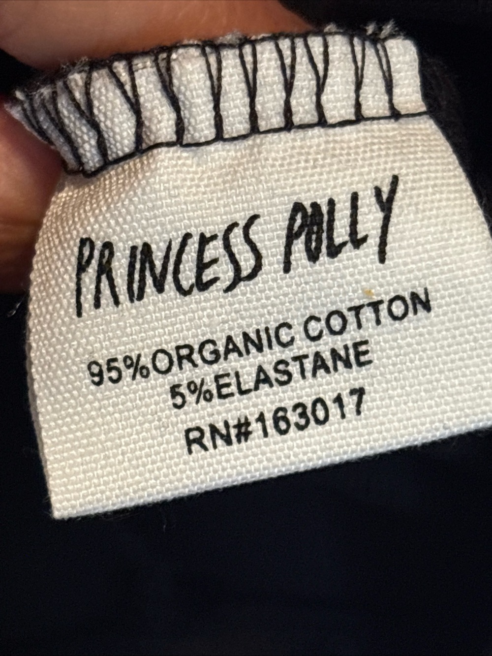 Princess Polly Black Ribbed Mini Dress - Picture 5 of 9
